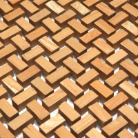 Мозаика из керамогранита Kotto Ceramica MI7 10200411C Dorato  300 x 300 х 10 ( прямоугольник 10 x 20 )