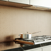 Мозаика из керамогранита Kotto Ceramica MI7 10200411C Dorato  300 x 300 х 10 ( прямоугольник 10 x 20 )