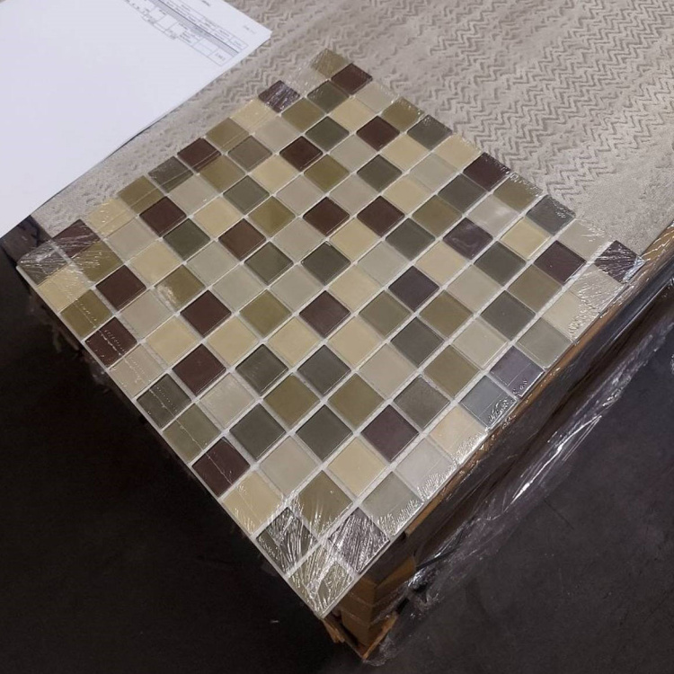 Мозаїка скляна V-MOS A107 Brownie Mozaico de Lux