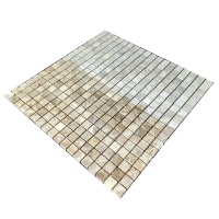 Мозаика из мрамора Матовая МКР-4СН (15x15) Emperador Light G