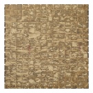 Мозаика из мрамора D-CORE ZM-8810P Emperador Dark 20x20x4 (305x305) мм глянцевая на бумаге