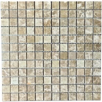 Мозаика из мрамора Полированная МКР-2П (23x23) Emperador Light D