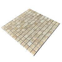 Мозаика из мрамора Полированная МКР-2П (23x23) Emperador Light D