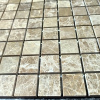 Мозаика из мрамора Полированная МКР-2П (23x23) Emperador Light D
