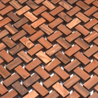 Мозаика из керамогранита Kotto Ceramica MI7 10200416C Noce  300 x 300 х 10 ( прямоугольник 10 x 20 )