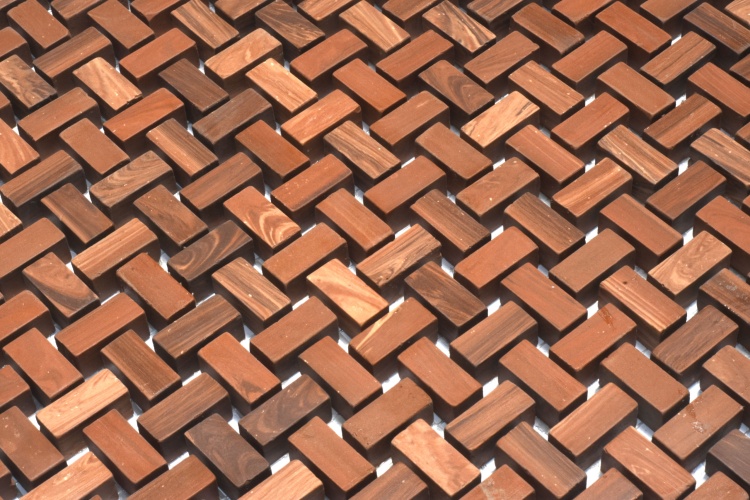 Мозаика из керамогранита Kotto Ceramica MI7 10200416C Noce  300 x 300 х 10 ( прямоугольник 10 x 20 )