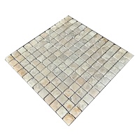 Мозаика из мрамора Матовая МКР-2СВА (23x23) Emperador Light D