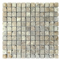 Мозаика из мрамора Матовая МКР-2СВА (23x23) Emperador Light D