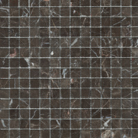 Мозаїка з мармуру D-CORE ZM-8813M Marron Emperador 20x20x4 (305x305) мм глянцева на сітці