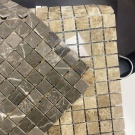 Мозаика из мрамора D-CORE ZM-8813M Marron Emperador 20x20x4 (305x305) мм глянцевая на сетке