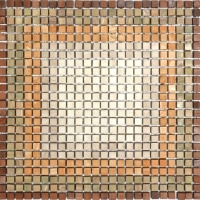Мозаика из керамогранита Kotto Ceramica MI7 DE 202 Sabbia\Solare\Dorato\Muschiato\Noce 300x300х10 (кубик 10x10)