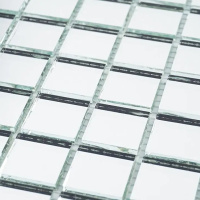 Мозаїка дзеркальна DecorStoneHub Zs-2x2-Z срібляста 274х274 мм в котедж та приватний будинок в бар