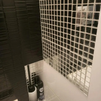 Мозаїка дзеркальна DecorStoneHub Zs-2x2-Z срібляста 274х274 мм в котедж та приватний будинок в бар