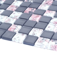 Мозаїка скляна Kotto Ceramica GMP 0825009 С2 print 8/grey w mat 300 x 300 х 8 ( 25 х 25 )