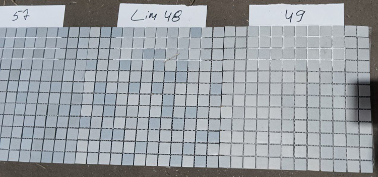 Мозаика стеклянная АкваМо Limited Edition 57 на сетке