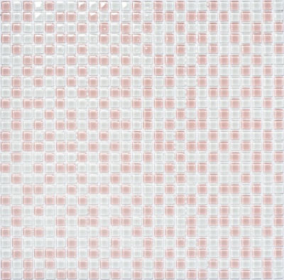 Мозаика керамическая Kotto Ceramica GM 410001 C2 White/Pink w 300 х 300 х 4   ( 10 х 10 )