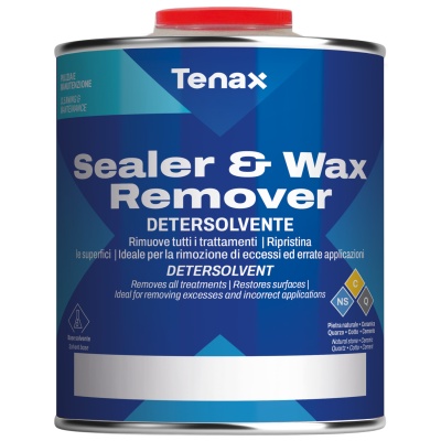 Очищувач Tenax Sealer & Wax Remover 1 л, для видалення воску, герметиків та липкого шару підсилювачів кольору