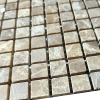 Мозаика из мрамора Матовая МКР-4СВ (15x15) Emperador Light D