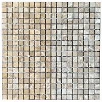 Мозаика из мрамора Матовая МКР-4СВ (15x15) Emperador Light D