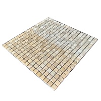 Мозаика из мрамора Матовая МКР-4СВ (15x15) Emperador Light D
