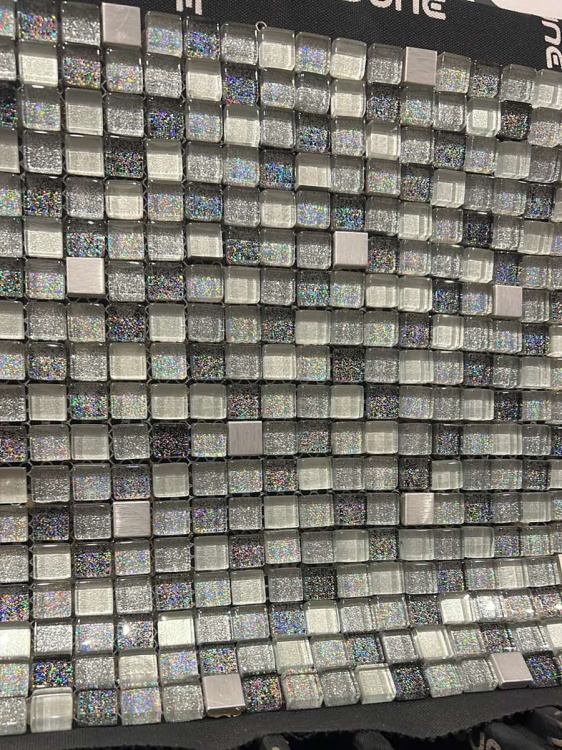 Мозаика Dune 185676 Pleyades 30,1*30,1 серая серебристая