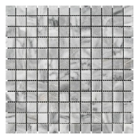 Мозаика из мрамора Полированная МКР-2П (23x23) Grey Mix