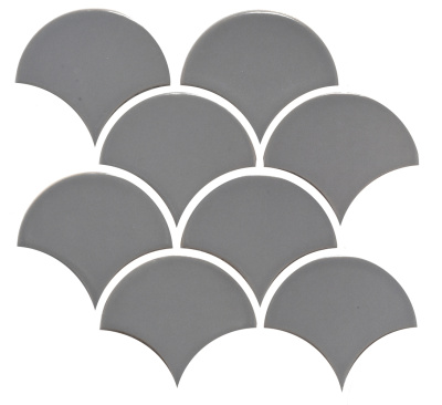 Мозаїка керамічна Kotto Ceramica SCALES SC 6019 Silver 240 x 240 x 9 (0,037 m.2)