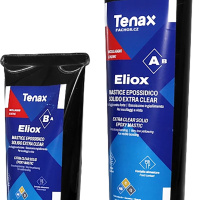 Клей епоксидний Tenax Eliox A+B прозорий 450 г надміцний нежовтіючий для каменю кераміки