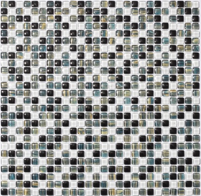 Мозаика керамическая Kotto Ceramica GMP 410001 C3 Print 40/Black/White 300х300х4 (10х10)