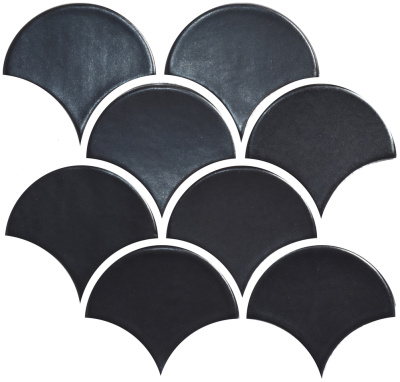 Мозаика керамическая Kotto Ceramica SCALES SC 6022 Graphite Black 240 x 240 x 9 ( 0,037 m.2 )