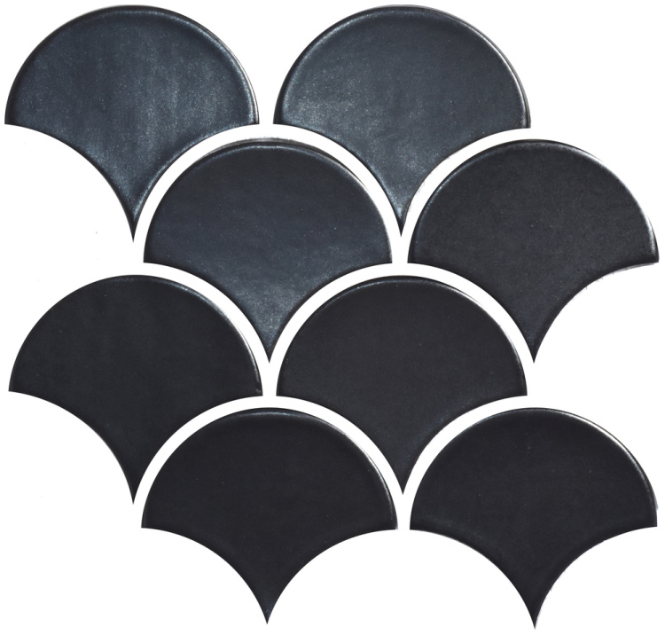 Мозаика керамическая Kotto Ceramica SCALES SC 6022 Graphite Black 240 x 240 x 9 ( 0,037 m.2 )