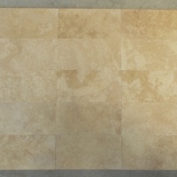 Плитка из травертина Classic Light Filled and Honed 1,2х30,5х61 см, бежевая матовая заполненная шлифованная Standart