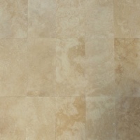 Плитка из травертина Classic Light Filled and Honed 1,2х30,5х61 см, бежевая матовая заполненная шлифованная Standart