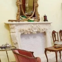 Камінний портал №3112 з мармуру Galala Beige