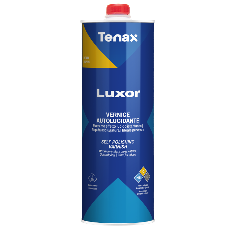 Лак рідкий Tenax Luxor прозорий 0,75 л для натурального та штучного каменю