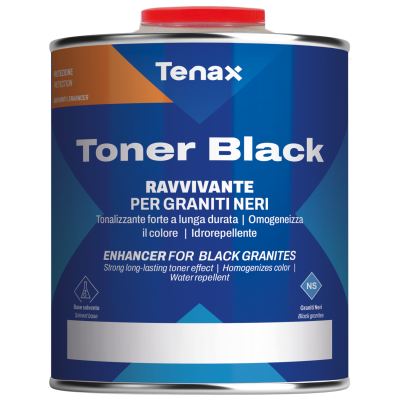 Просочення захисне Tenax Toner Black 0,25 л, водо- масло- брудовідштовхувальне, тонуюче, для чорного граніту