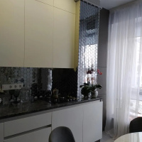Мозаїка дзеркальна DecorStoneHub Zs-hex-G графітова 304х303 мм шестикутник для оформлення камінів