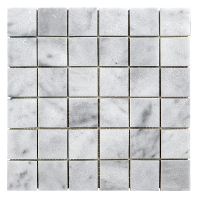 Мозаїка з мармуру Полірована МКР-3П (47x47) White BI