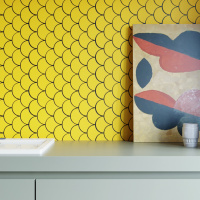 Мозаика керамическая Kotto Ceramica SCALES SC 6025 Dark Yellow 240 x 240 x 9 ( 0,037 m.2 )