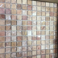 Мозаика из мрамора Полированная МКР-2П (23x23) 6 мм Terracotta Mix