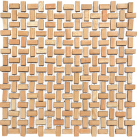 Мозаика из керамогранита Kotto Ceramica MI7 10200511C Dorato 300x300х10 (прямоугольник 10x20)