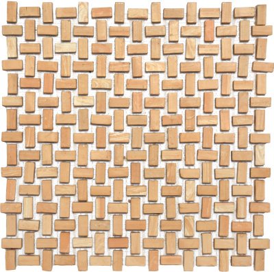 Мозаика из керамогранита Kotto Ceramica MI7 10200511C Dorato 300x300х10 (прямоугольник 10x20)