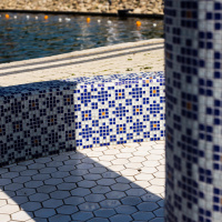 Мозаика керамическая Kotto Ceramica GMК 410001 P3 Cobalt d/White/Honey m 289х289х4 (10х10)