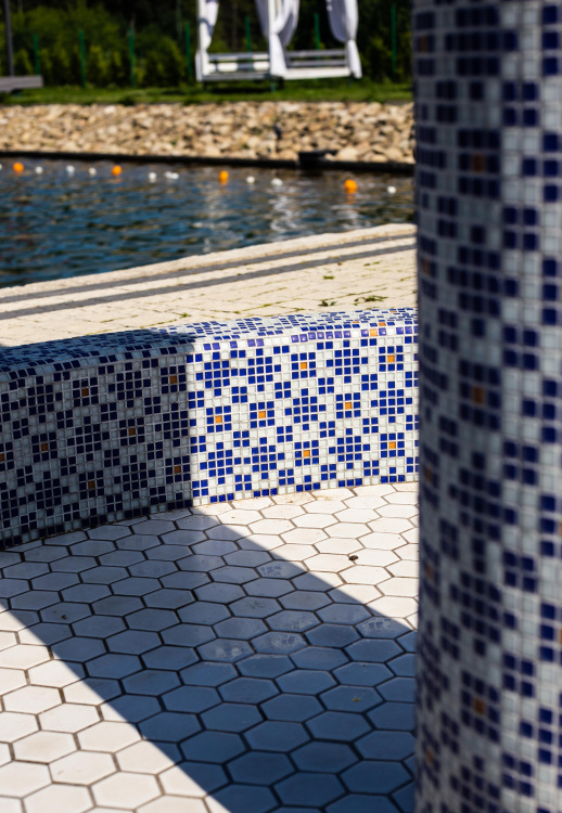 Мозаика керамическая Kotto Ceramica GMК 410001 P3 Cobalt d/White/Honey m 289х289х4 (10х10)