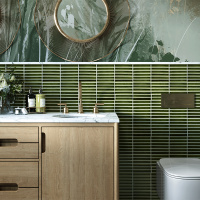 Мозаїка із керамограніту Mozaico de Lux CL-MOS GTTB23606(BHZT06242) Green