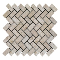 Мозаика из мрамора Полированная МКР-5П (47x23) Victoria Beige