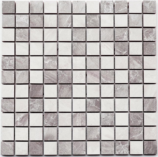 Мозаїка керамічна Kotto Ceramica СМ 3019 C2 gray/white 300 x 300 х 10 ( 25 х 25 )