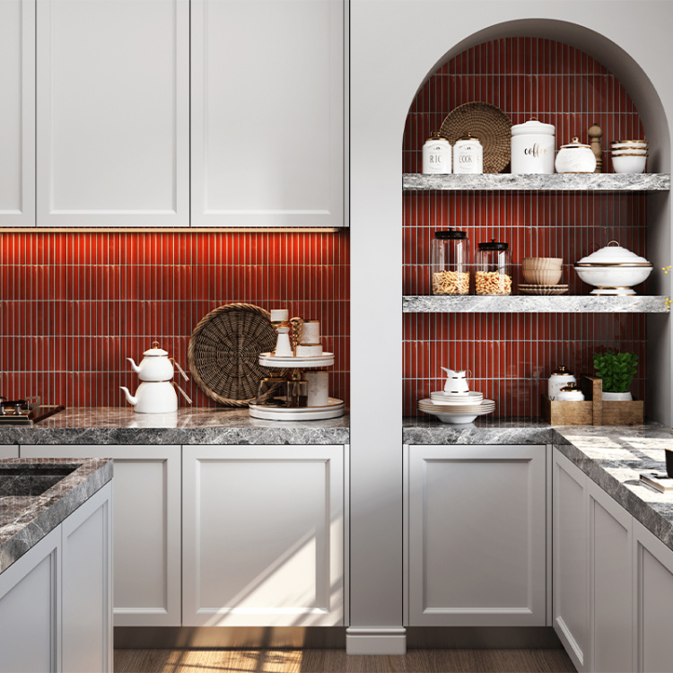 Мозаика из керамогранита Mozaico de Lux CL-MOS GTTC20233(BHTH04066) Red