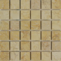 Мозаика из мрамора Полированная МКР-2П (23x23) Sunny Mix