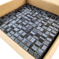 Мозаика стеклянная METALLIC TITANIUM AquaMo